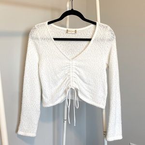 Altard’d State | White Front Cinch Sweater